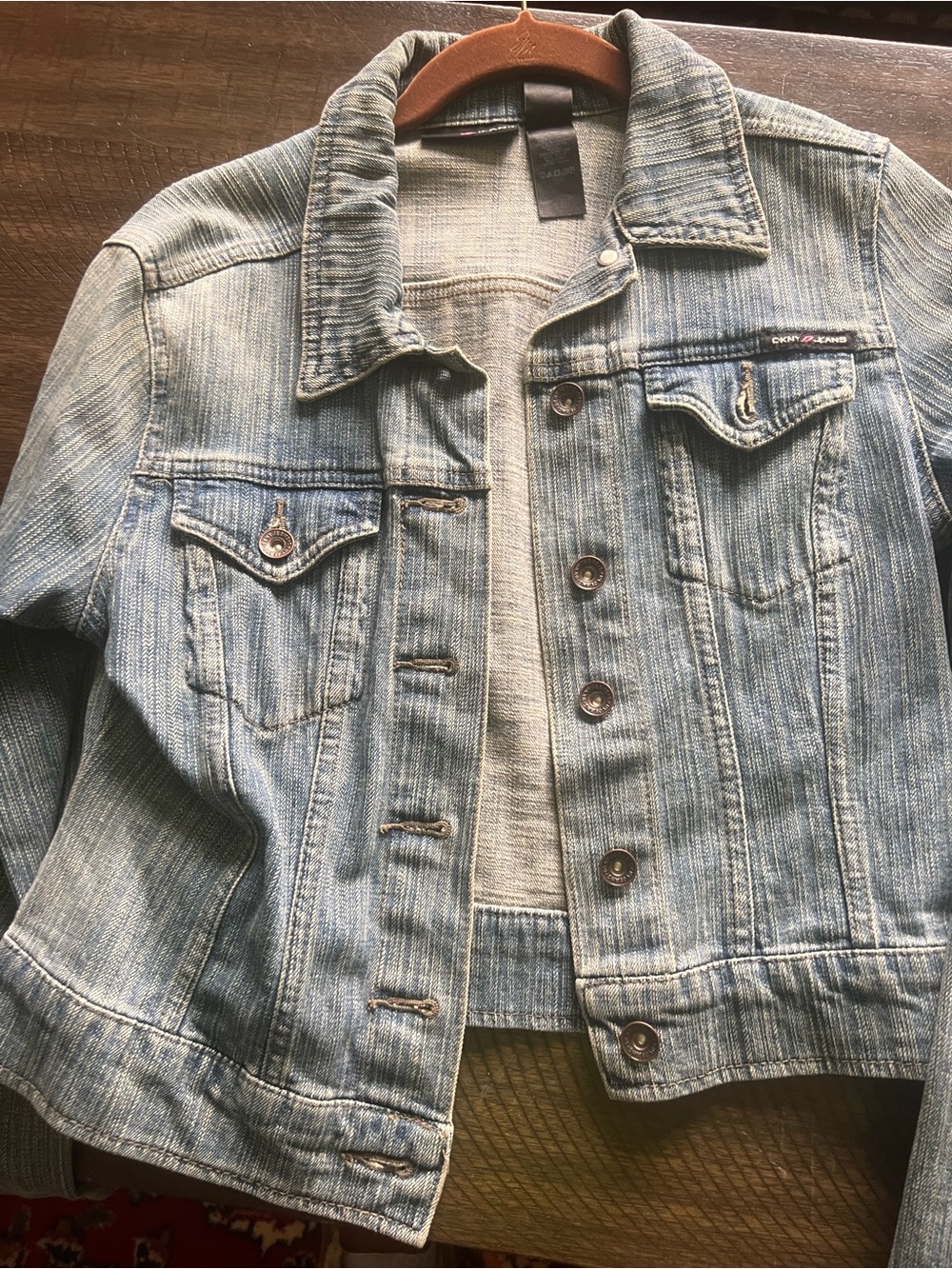 DKNY Light Blue Women's Denim Jacket